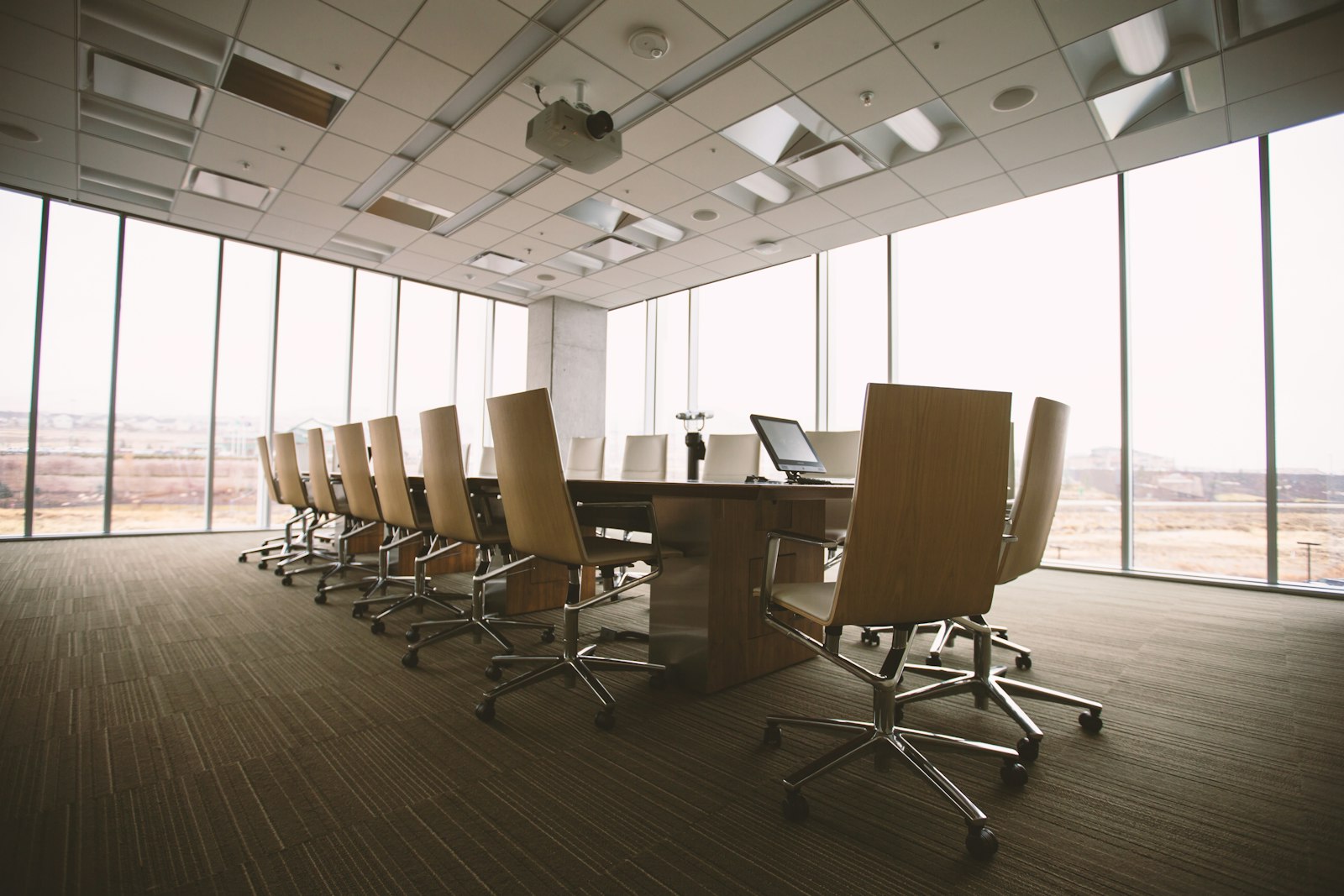 Conference chamber for public meetings